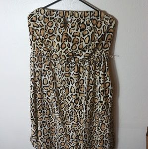 Lane Bryant Leapord Tube Dress 14/16